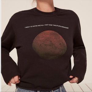 *****ISO***** Reformation MARS sweatshirt or tee
